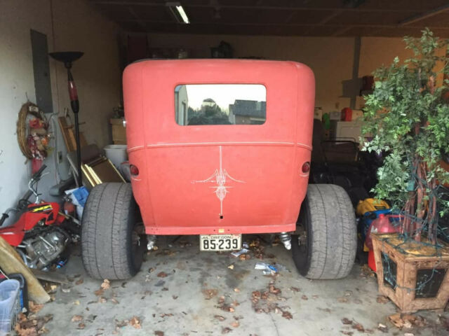 1928 Red Ford Model A Sedan