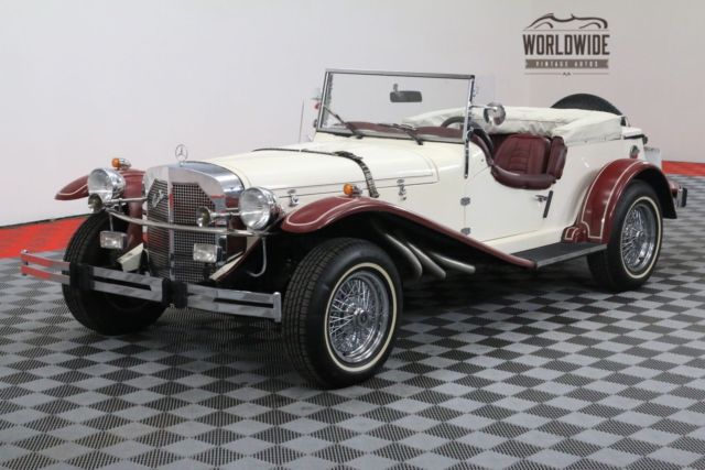 1928 White Mercedes-Benz GAZELLE