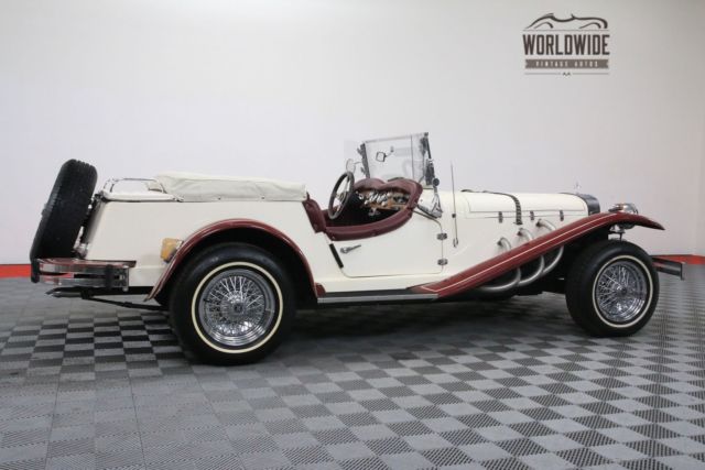 1928 White Mercedes-Benz GAZELLE