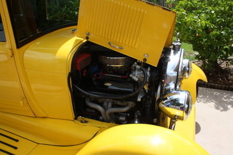 1929 Yellow Ford Model A Extended Cab Pickup