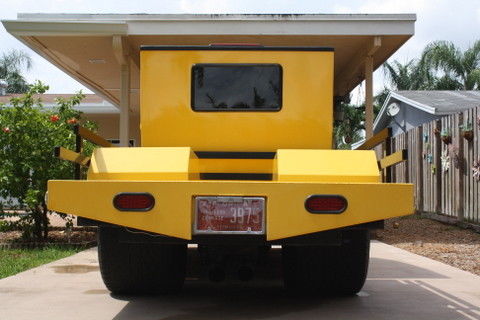 1929 Yellow Ford Model A Extended Cab Pickup