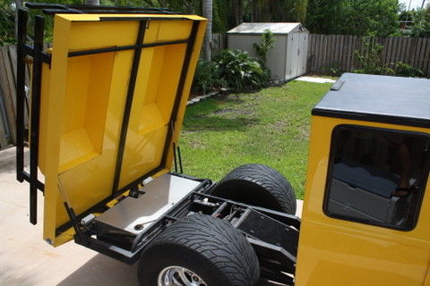1929 Yellow Ford Model A Extended Cab Pickup