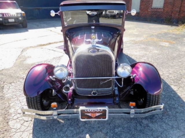 1929 Burgundy Ford Model A Sedan