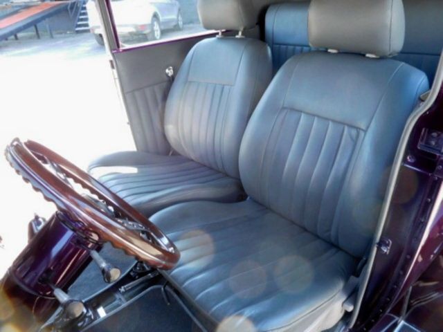 1929 Burgundy Ford Model A Sedan
