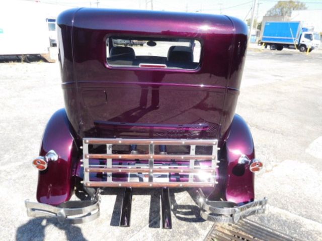 1929 Burgundy Ford Model A Sedan