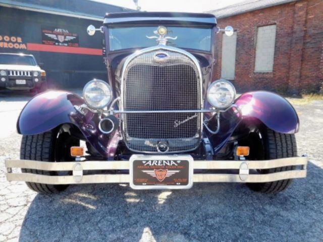 1929 Burgundy Ford Model A Sedan