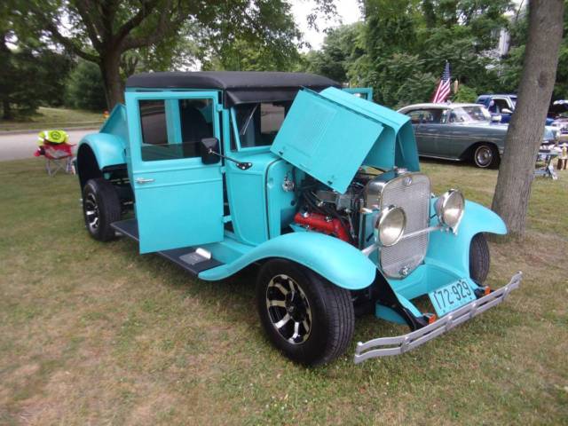 1929 Teal Chevrolet Pickup Extended Cab Pickup