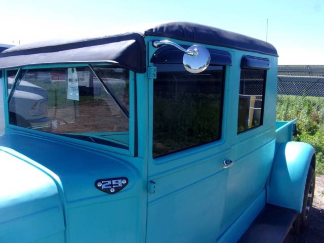 1929 Teal Chevrolet Pickup Extended Cab Pickup