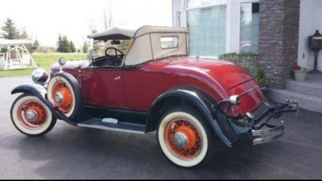 1929 Red Chrysler Other Convertible