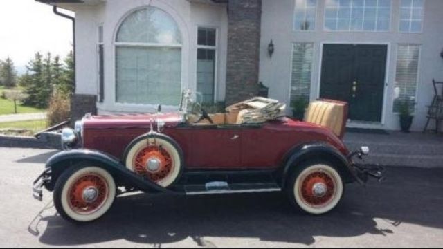1929 Red Chrysler Other Convertible