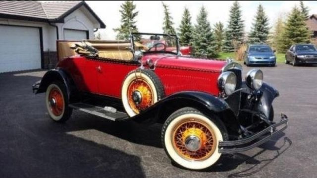 1929 Red Chrysler Other Convertible