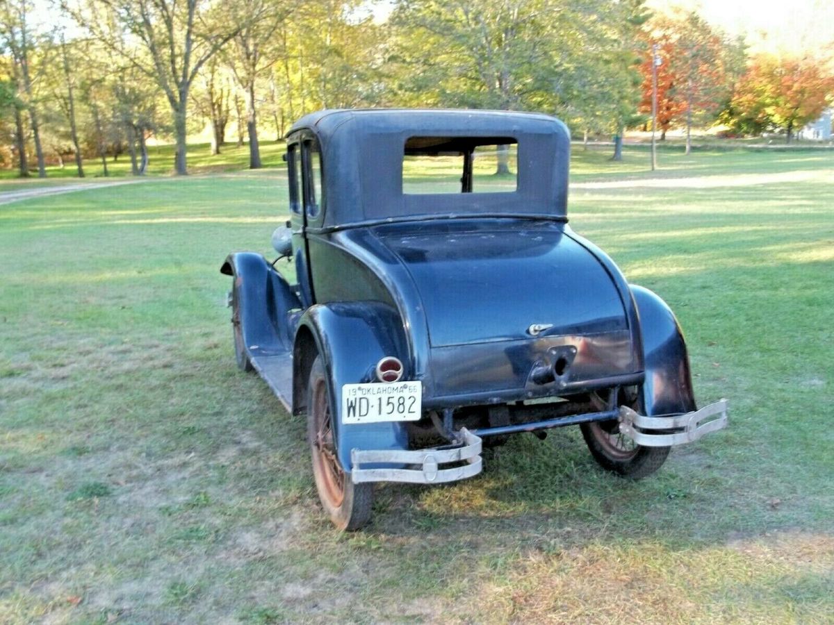 1929 Black Ford Model A Coupe
