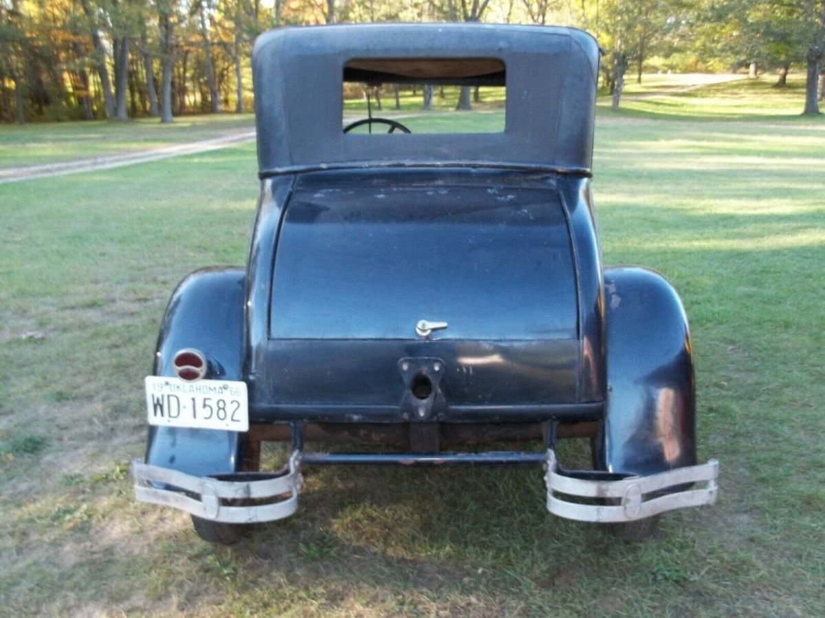 1929 Black Ford Model A Coupe
