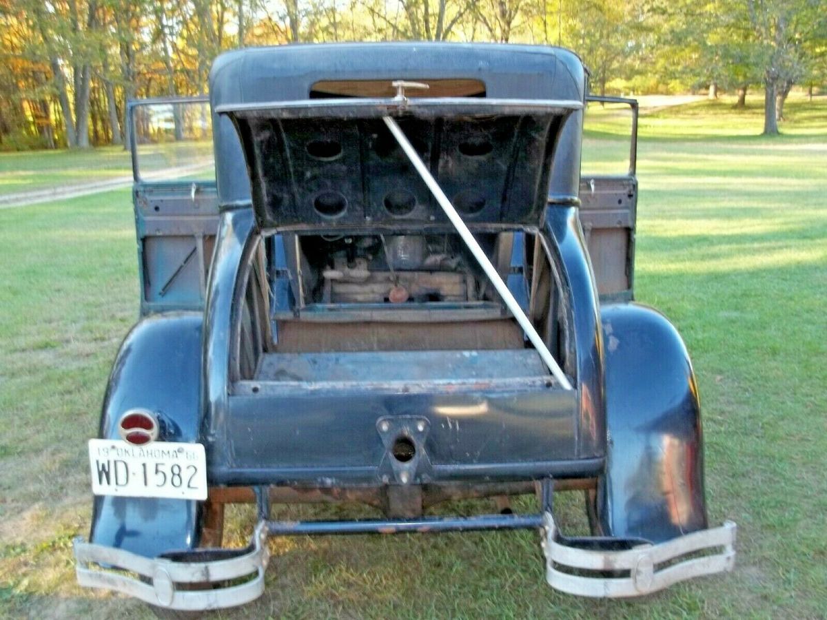 1929 Black Ford Model A Coupe