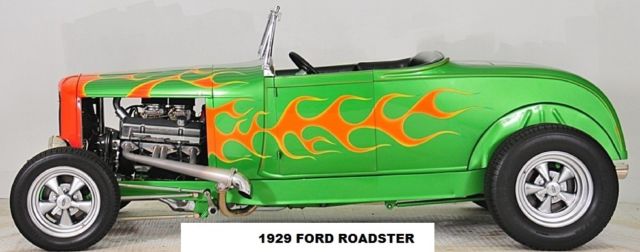 1929 Green Ford Model A ROADSTER