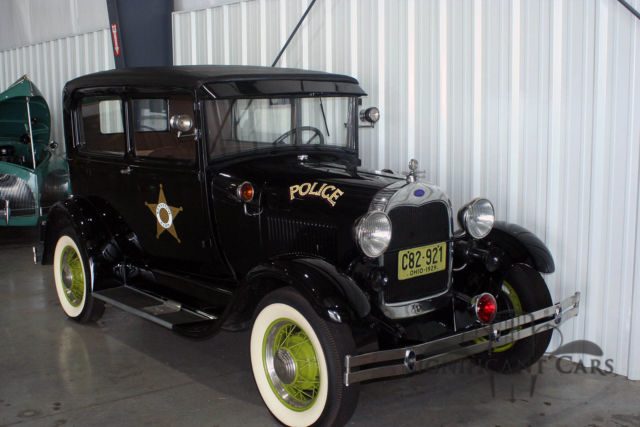 1929 Black Ford Model A Sedan