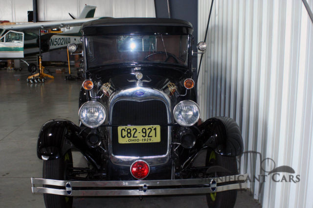1929 Black Ford Model A Sedan