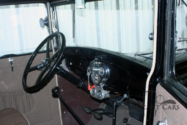 1929 Black Ford Model A Sedan