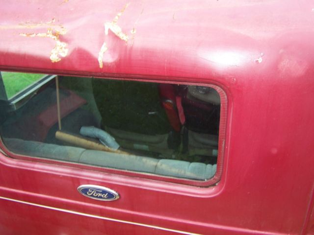 1929 Red Ford Model A 2 DR.