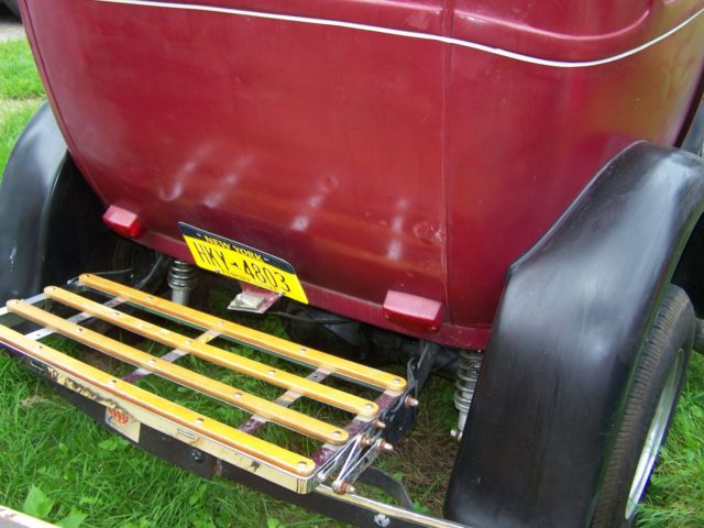 1929 Red Ford Model A 2 DR.