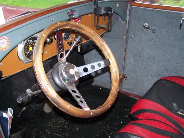 1929 Red Ford Model A 2 DR.