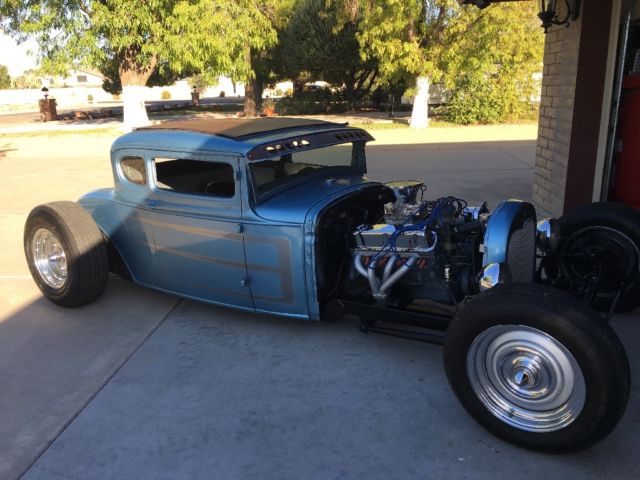 1929 Blue Ford Model A Coupe