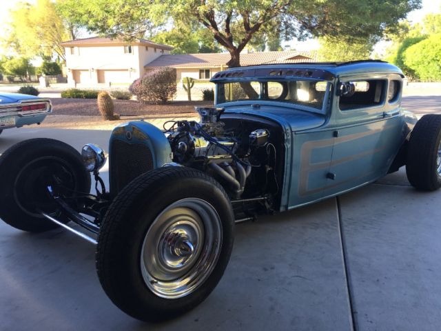 1929 Blue Ford Model A Coupe