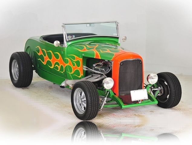 1929 Green Ford Model A ROADSTER