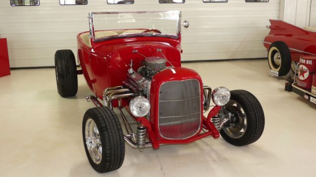 1929 Red Ford Other Roadster