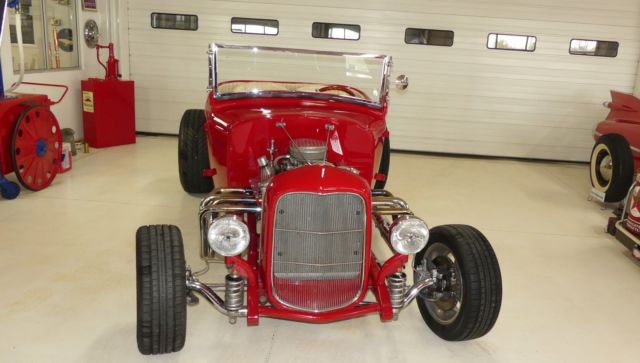 1929 Red Ford Other Roadster
