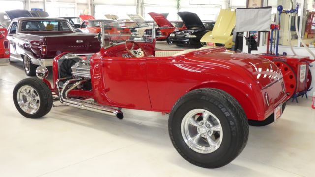 1929 Red Ford Other Roadster