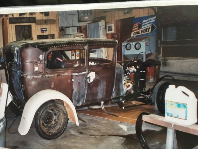 1929 Garnet Mica Ford A Street Rod Sedan