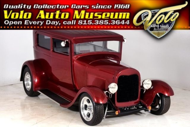 1929 Garnet Mica Ford A Street Rod Sedan