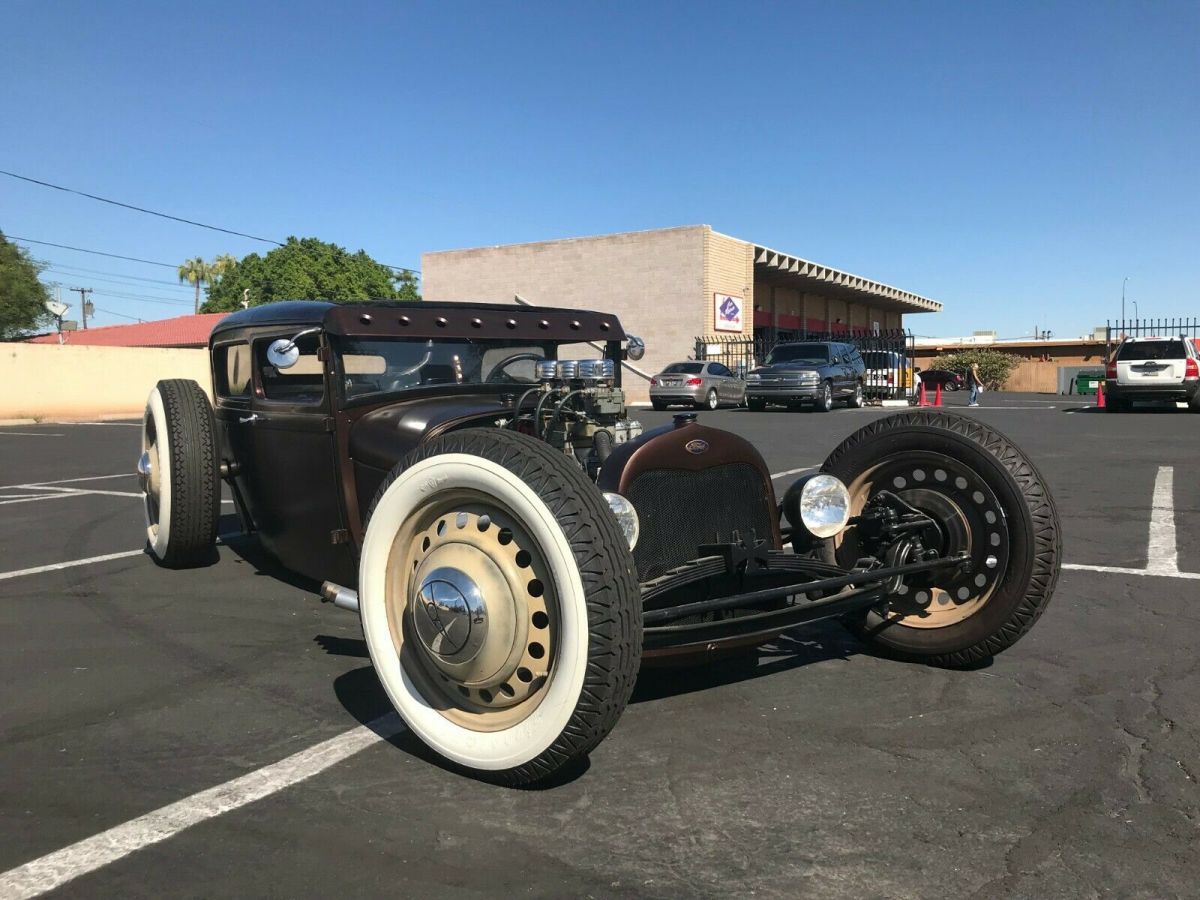 1929 Brown Ford Model A Coupe