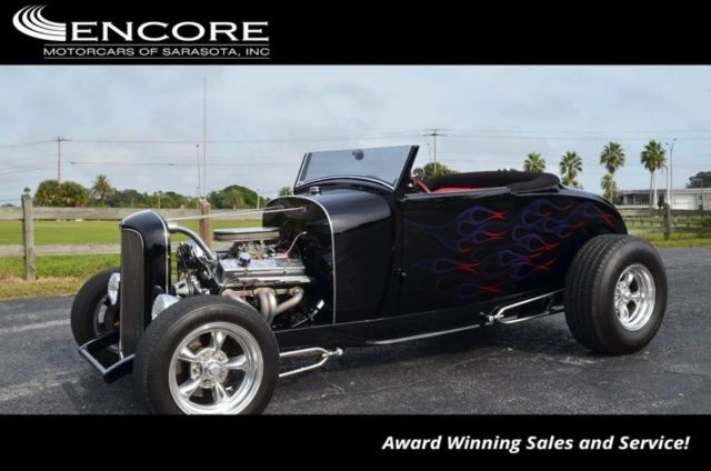 1929 Black Ford Hi Boy Roadster Convertible