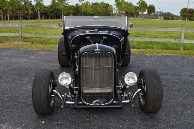1929 Black Ford Hi Boy Roadster Convertible