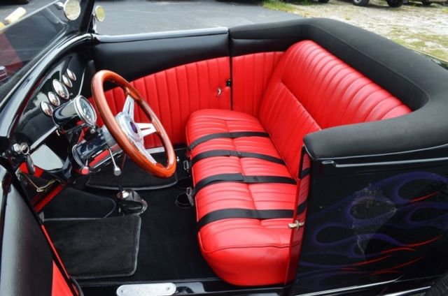 1929 Black Ford Hi Boy Roadster Convertible