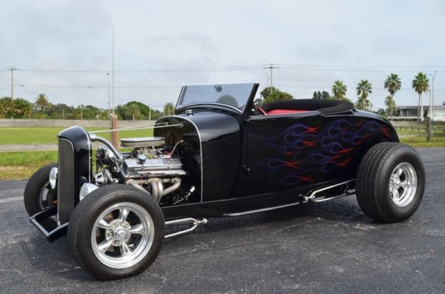1929 Black Ford Hi Boy Roadster Convertible