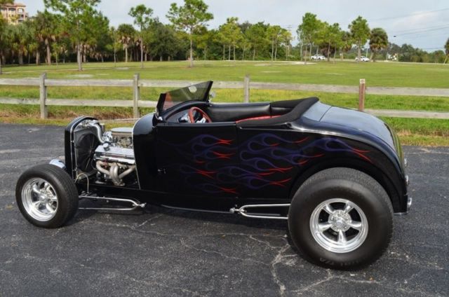 1929 Black Ford Hi Boy Roadster Convertible
