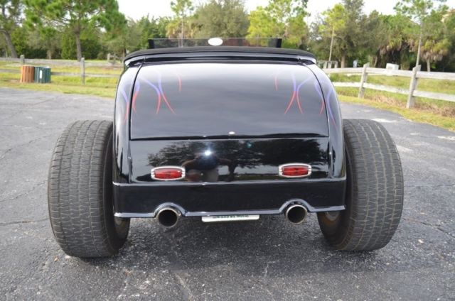1929 Black Ford Hi Boy Roadster Convertible