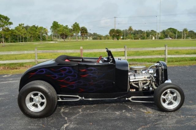 1929 Black Ford Hi Boy Roadster Convertible