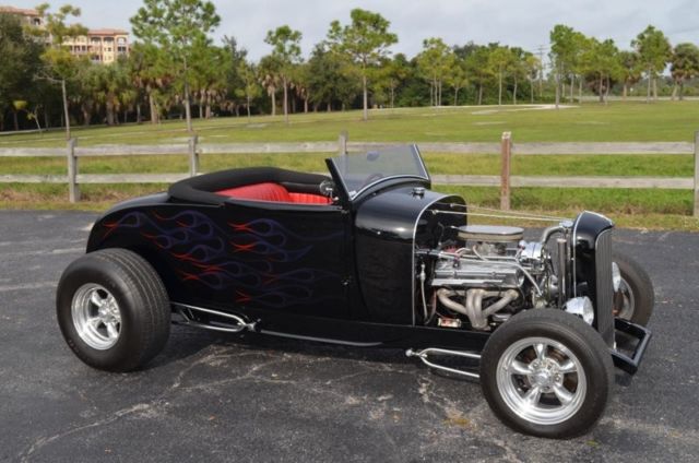1929 Black Ford Hi Boy Roadster Convertible