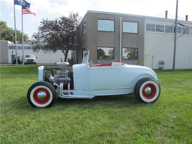 1929 White Ford HIGH BOY CONVERTIBLE
