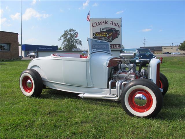 1929 White Ford HIGH BOY CONVERTIBLE