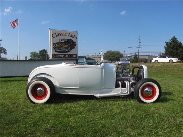 1929 White Ford HIGH BOY CONVERTIBLE