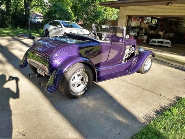 1929 Purple Ford Hot Rod / Street Rod Roadster