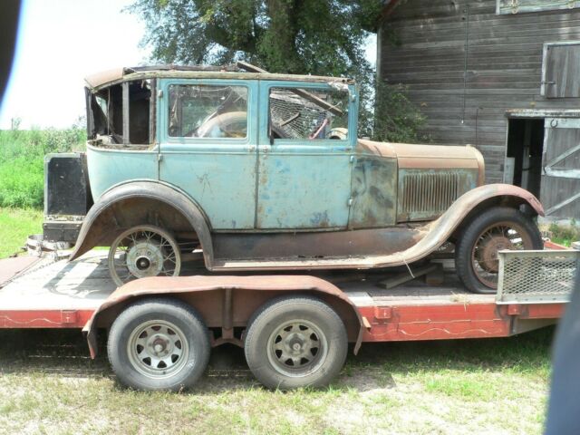 1929 Blue Ford Model A Sedan