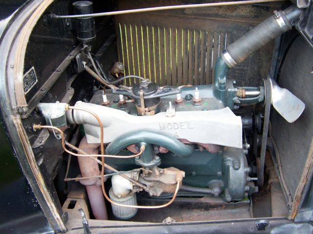 1929 Black Ford Model A Fordor