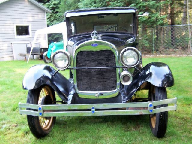 1929 Black Ford Model A Fordor