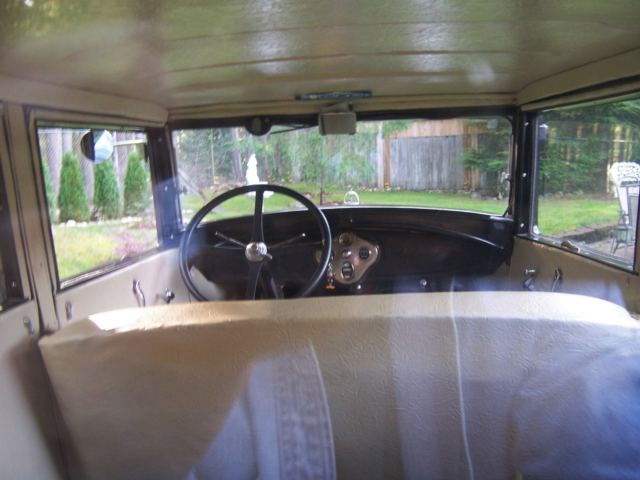 1929 Black Ford Model A Fordor